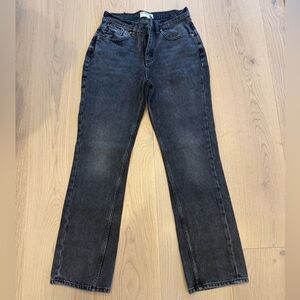 Free People Xena High Rise Slim Straight